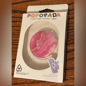 Pink Marble Phone Stand